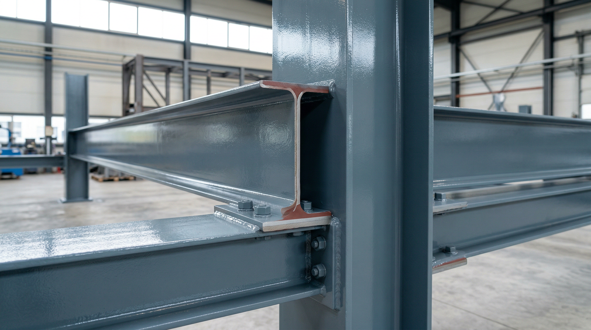 Estrutura metálica industrial com sistema de proteção anticorrosiva - tinta anticorrosiva ISO 12944 para ambientes agressivos