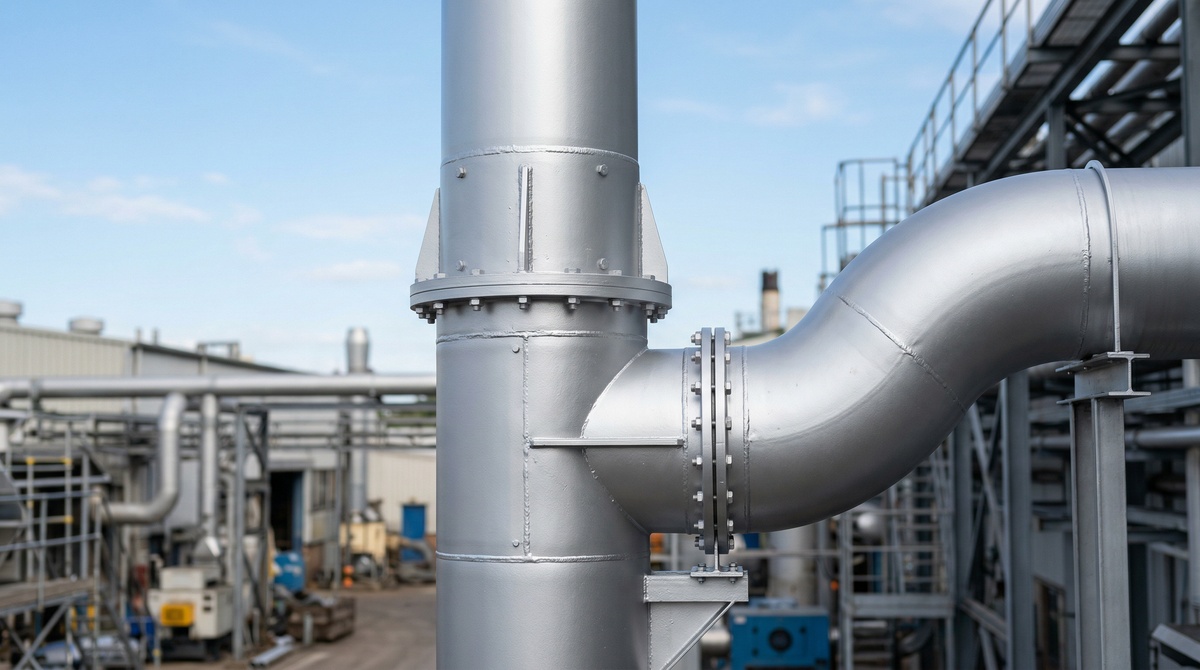 Tubulações industriais com tinta alta temperatura resistente até 600°C - proteção contra corrosão em altas temperaturas