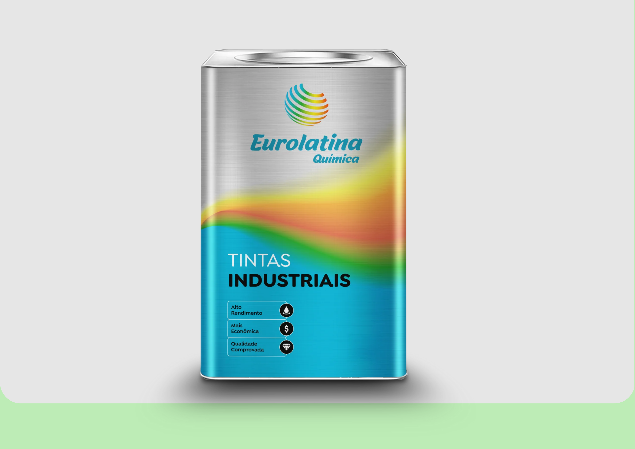 Embalagem Esmalte Sintético Premium Pastel Green RAL 6019- Eurolatina Tintas