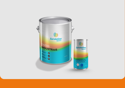 Tinta PU Acrílico Gelborange RAL 2000 Resistente UV para Acabamento- Eurolatina