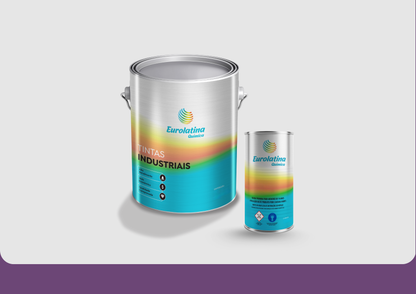Embalagem Tinta PU Acrílico Blue Lilac RAL 4005- Eurolatina Tintas
