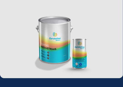 Embalagem Tinta Epóxi 2K K Pearl Night Blue RAL 5026- Eurolatina Tintas