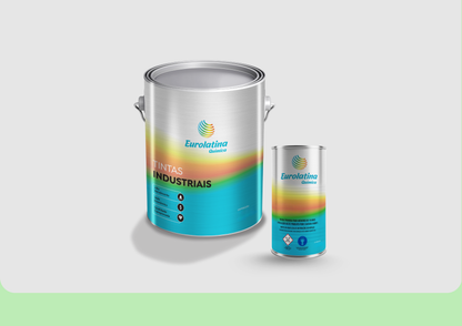 Tinta Epóxi o Pastel Green RAL 6019 Anticorrosiva para Metal Mecânica- Eurolatina