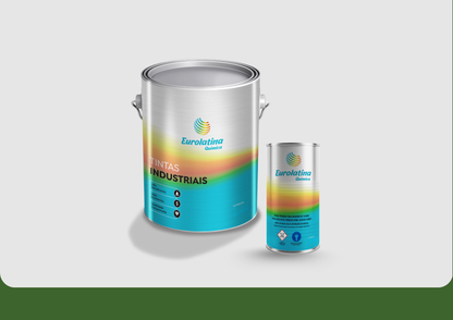 Embalagem Tinta PU Acrílico Fern Green RAL 6025- Eurolatina Tintas