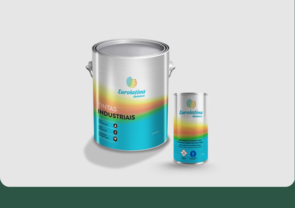 Embalagem Tinta PU Acrílico Pine Green RAL 6028- Eurolatina Tintas