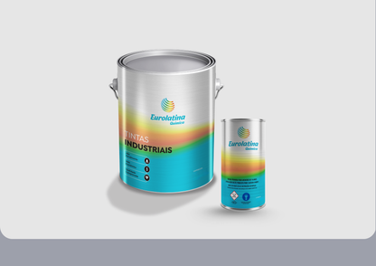 Tinta Epóxi o Window Grey RAL 7040 Alta Resistência Química Metal Mecânica Eurolatina