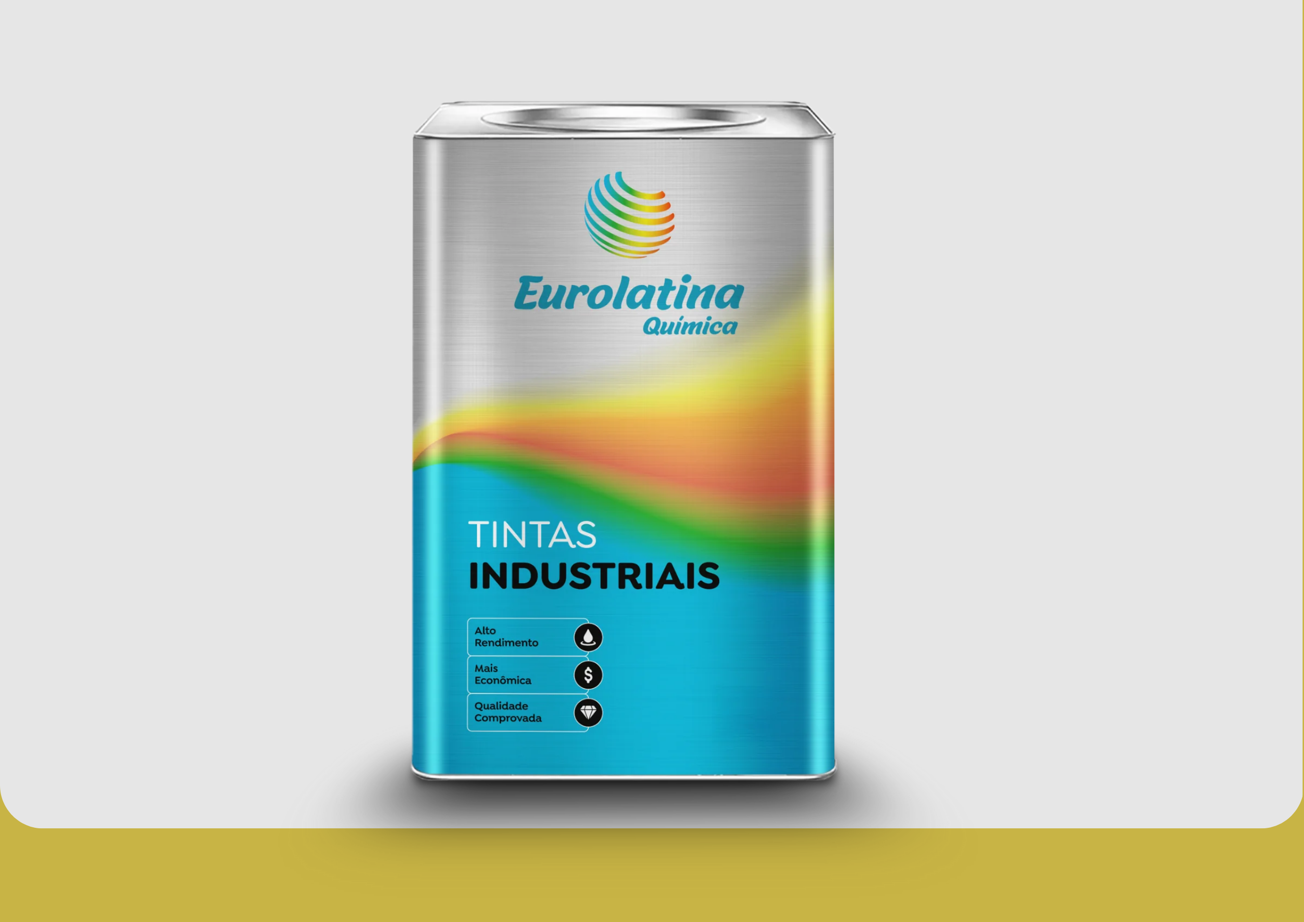 Embalagem Esmalte Sintético Premium Lemon Yellow RAL 1012- Eurolatina Tintas