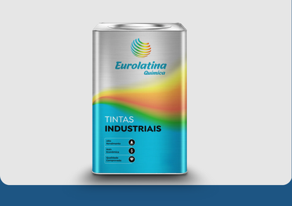 Embalagem Esmalte Sintético Premium Capri Blue RAL 5019- Eurolatina Tintas