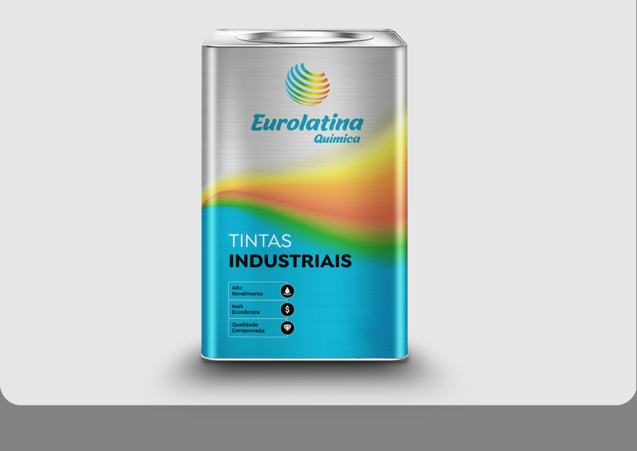 Esmalte Sintético Premium Pearl Dark Grey RAL 9023 Alta Cobertura Metal Eurolatina